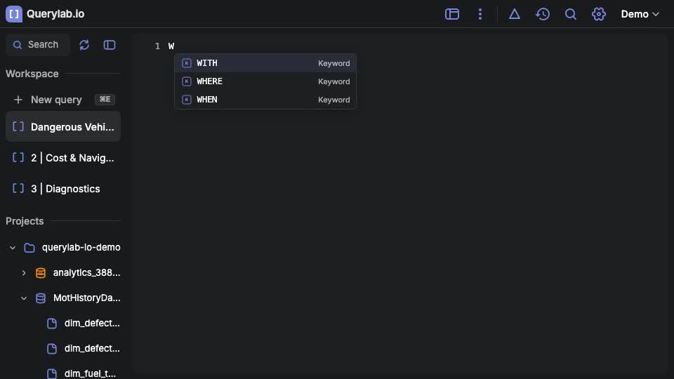Write SQL that just works demo